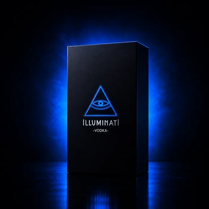 The closed Collector's Edition presentation case with the Illuminati eye on the lid